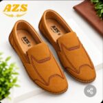 AZS Men's Tan Brown Casual Loafer Shoes 128 - Image 2
